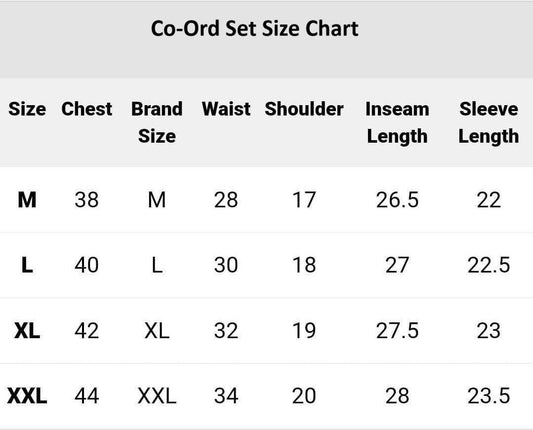 Men's Caudrauy Co-Ord Set White